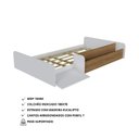 Ver imagem 7 de Cama Montessoriana Infantil com Nicho e Rampa CA030 Branco/Mel Yescasa