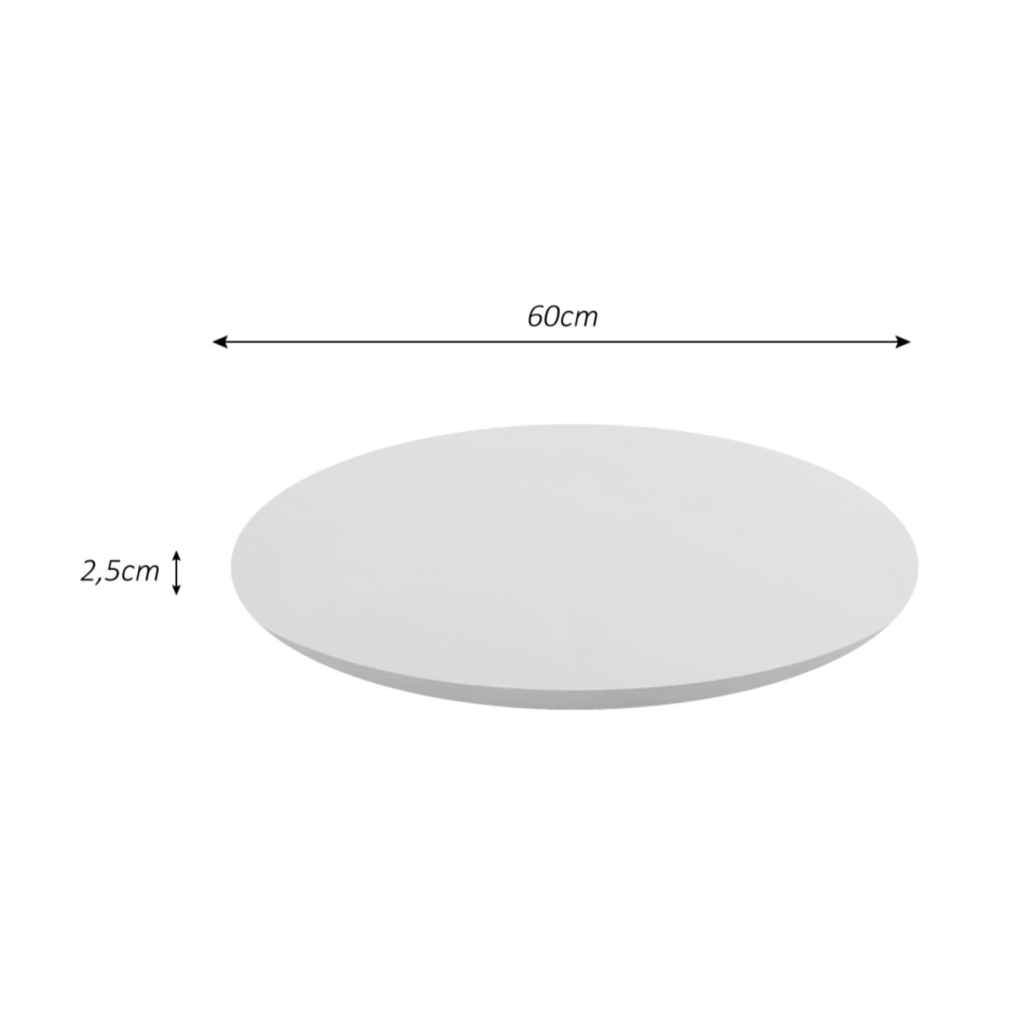 Prato Giratório para Mesa 60cm - 5