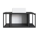 Ver imagem 3 de Gabinete Suspenso para Banheiro 80cm P1019 com Cuba Ametista Preto/Grafite