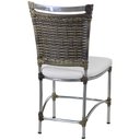 Ver imagem 2 de Cadeira em Alumínio e Fibra Sintética JK para Cozinha, Edícula - Capuccino