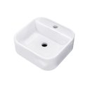 Ver imagem 3 de Cuba Pia para Banheiro Lavabo Apoio Sobrepor C/furo Torneira