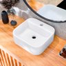 Cuba Pia para Banheiro Lavabo Apoio Sobrepor C/furo Torneira - 4