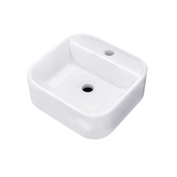 Cuba Pia para Banheiro Lavabo Apoio Sobrepor C/furo Torneira - 3
