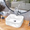 Cuba Pia para Banheiro Lavabo Apoio Sobrepor C/furo Torneira - 7