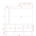 Ver imagem 4 de Rack com Painel Madetec Cronos para Tv até 65 Polegadas