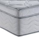Ver imagem 4 de Cama Box Baú Casal Tecido Sintético Marrom com Colchão 138 Toronto Molas Ensacadas Cinza D33