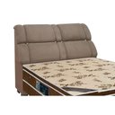 Ver imagem 2 de Painel de Cama Box Estofada Casal Imperador Suede Bege - Simbal