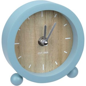 Relógio Decorativo Mesa Home&co Mdf 11x11x3cm Azul