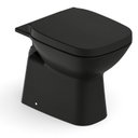 Ver imagem 5 de Kit Bacia Convencional, Assento Termofixo com Queda Amortecida e Complementos e Instalação Debba Cla Preto/Matte Black Roca