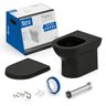 Kit Bacia Convencional, Assento Termofixo com Queda Amortecida e Complementos de Instalação Nexo Roc - 3