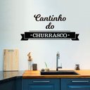 Ver imagem 4 de Adesivo de Parede Cantinho do Churrasco Decoração Área Gourmet Kanto Store Preto