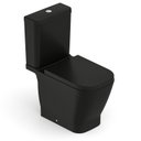 Ver imagem 5 de Kit Bacia com Caixa, Assento Termofixo com Queda Amortecida e Complementos de Instalação Gap Roca Preto/Matte Black