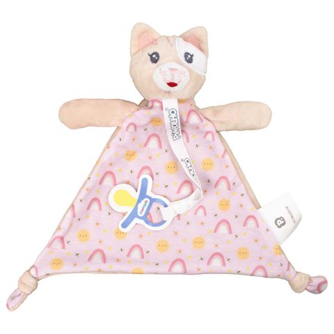 Naninha com Prendedor Bege / Gatinha - Pimpolho