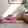 Cama Caminha para Pet Berço para Cachorro e Gato Veludo Rosa Bz Home Decor - 1