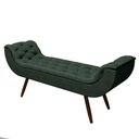 Ver imagem 2 de Recamier Puff Estofado Queen 160 Cm Drusa Veludo Verde