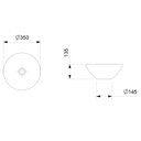 Ver imagem 2 de Cuba de Apoio sem Mesa P1 Platinum Roca I Incepa