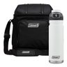 Kit Camping Coleman - Bolsa Térmica Chiller™ 30 Latas Preta e Garrafa Térmica Autospout® 709ml Branc - 1
