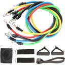 Ver imagem 1 de 11 Peças Elástico Extensor Exercicio Funcional até 100 Libras Kit Elástico Pilates Jt-003