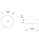 Ver imagem 2 de Cuba de Apoio sem Mesa P2 Platinum Roca Marrom/Beige