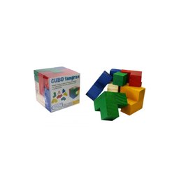 Cubo De Encaixe Tangram Tridimensional - Artyara - 2