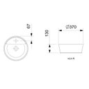 Ver imagem 3 de Cuba de Apoio 370 com Mesa Optica Cr37 Roca