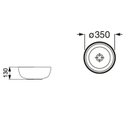 Ver imagem 3 de Cuba de Apoio 350 Optica CR35 Roca Preto/Matte Black