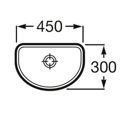 Cuba de Apoio 450x300 Optica Ee45 Roca - 3