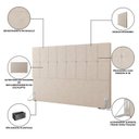 Ver imagem 5 de Cabeceira King 192cm Design Moderno para Quarto Linea