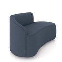 Ver imagem 7 de Sofá 2 Lugares Orgânico 140cm Morgan e 2 Poltronas Lua Suede Azul M D03 - D'Rossi