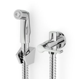 Ducha Higiênica com Derivação Lix Cromado Celite Cinza - 1 Ducha Higiênica com Derivação Lix Cromado Celite Cinza - 1