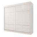 Ver imagem 3 de Guarda Roupa Casal 2 Portas 6 Gavetas Trancoso Branco/Neve