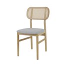 Ver imagem 3 de Kit 2 Cadeira de Jantar Madeira Amara Design Elegante e Confortável Cinza