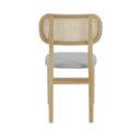 Ver imagem 6 de Kit 2 Cadeira de Jantar Madeira Amara Design Elegante e Confortável Cinza