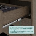 Ver mais imagens de Guarda Roupa Casal 2 Portas 6 Gavetas Trancoso Marrom/New Canion/Off White