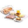 Jogo Café da Manhã Queijeira Porta Frios Porta Pão Manteigueira e Espátula Aço Inox - 5