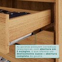 Ver mais imagens de Guarda Roupa Casal 2 Portas 6 Gavetas Trancoso Marrom/Cinamomo/Off White