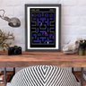 Quadro Decoração Grande Quarto Moderno Parede Pac Man Jogo - 3
