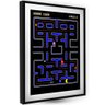 Quadro Decoração Grande Quarto Moderno Parede Pac Man Jogo - 1