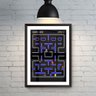 Quadro Decoração Grande Quarto Moderno Parede Pac Man Jogo - 6