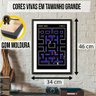 Quadro Decoração Grande Quarto Moderno Parede Pac Man Jogo - 5