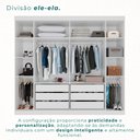 Ver imagem 6 de Guarda Roupa Casal 6 Portas 6 Gavetas Olímpia