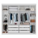 Ver imagem 2 de Guarda Roupa Casal 6 Portas 6 Gavetas Olímpia