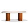 Mesa de Jantar Oval Sevilha 180cm X 100cm - 1