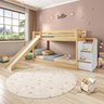 Beliche Infantil Montessoriana Escada Lateral Grade e Escorregador Garden Casatema MadeiraOriginals - 1