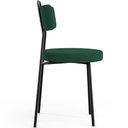 Ver imagem 7 de Kit 04 Cadeiras Decorativas Estofada Para Sala De Jantar Barcelona L02 Bouclê Verde - Lyam Decor