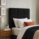 Ver imagem 1 de Cabeceira para Cama Solteiro Estofada ,088 ,Mts Alice Vilajo: Suede Preto