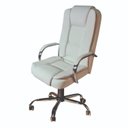 Ver imagem 2 de Kit 10 Cadeiras de Escritório Presidente em Corino Base Cromada Euro