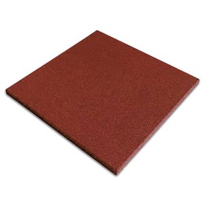 Piso de Borracha Impact Play 16mm - 0,50x0,50m - Terracota