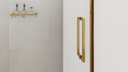 Ver imagem 4 de Puxador Duplo para Box Banheiro de 30cm em Aço Inox Dourado Brilhante Linha Larissa Stainless