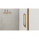 Ver imagem 4 de Puxador Duplo para Box Banheiro de 30cm em Aço Inox Dourado Brilhante Linha Larissa Stainless